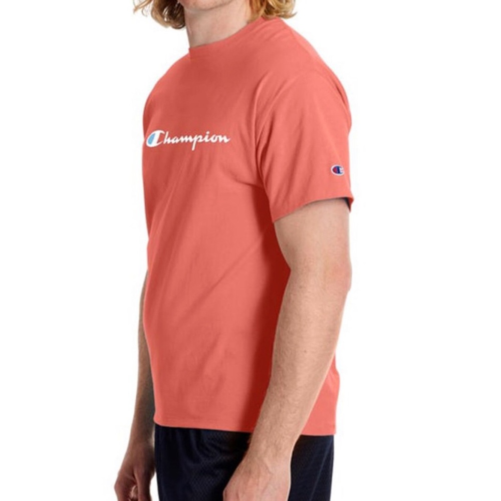CHAMPION Heritage Graphic Print Logo Detailed Short Sleeve Unisex Tee Shirt
